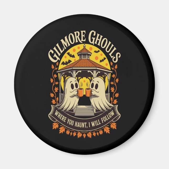 Imán Gilmore Ghouls Halloween Ghost (Frente)