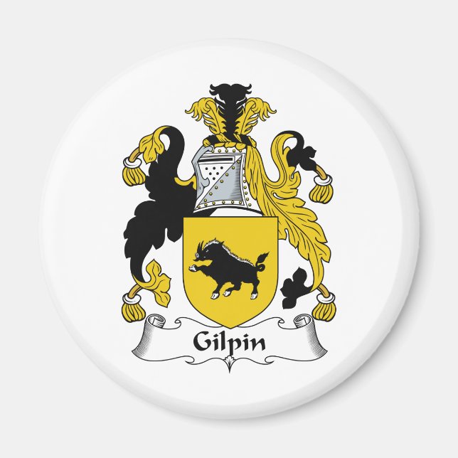 Imán Gilpin Family Crest (Frente)