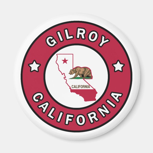 Imán Gilroy California (Frente)