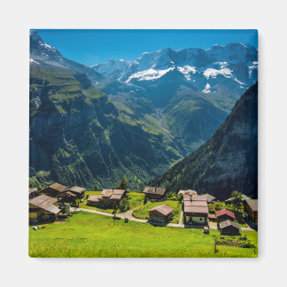 Imán Gimmelwald En Alpes Suizos - Suiza