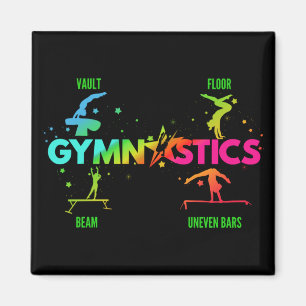 Imán Gimnasia artística femenina barras viga salto suel