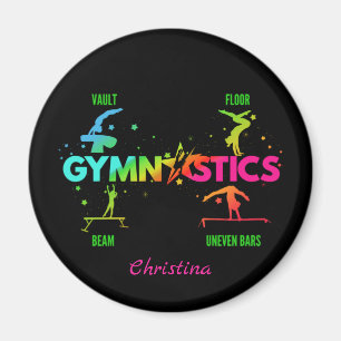 Imán Gimnasia artística femenina barras viga salto suel