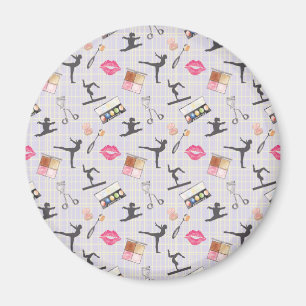 Imán Gimnasia chica - Maquillaje Girly