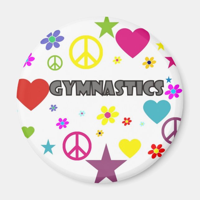 Imán Gimnasia con gráficos mixtos (Frente)