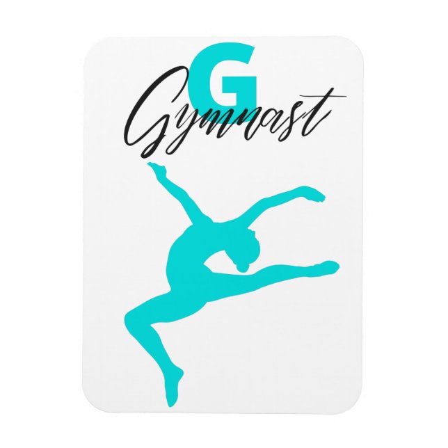 Imán Gimnasia Monograma G es para Gymnast (Vertical)