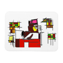 Imán Gimnasio de estilo de otoño de Fox