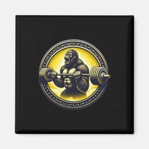 Imán Gimnasio De Halterofilia De Guay Gorilla Art Bodyb