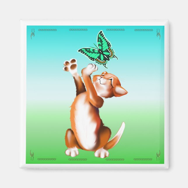 Imán Gimnasio de mariposa (Frente)