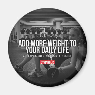 Imán Gimnasio Motivador