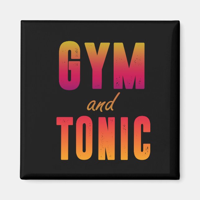 Imán Gimnasio y tónico (Frente)