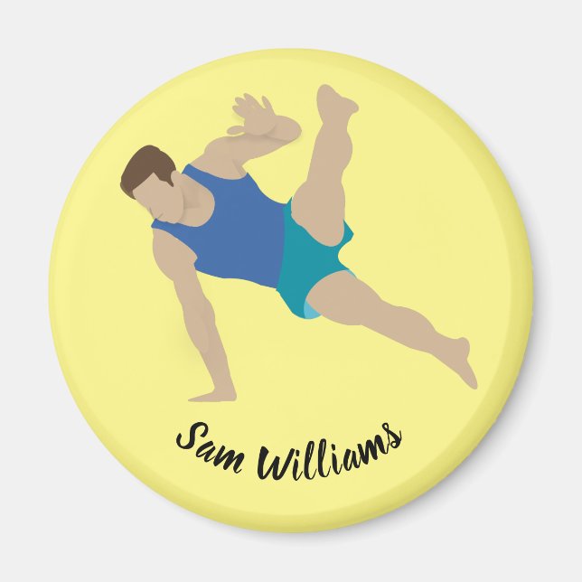 Imán Gimnasta masculino (Frente)