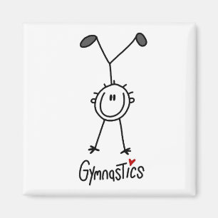 Imán Gimnasta Simple de Palitos