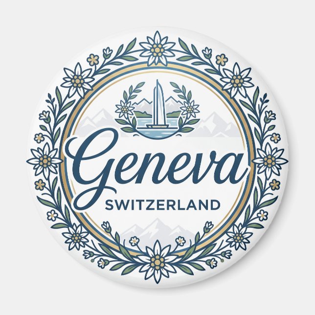 Imán Ginebra Suiza (Frente)