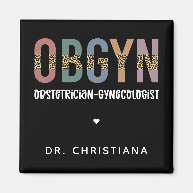 Imán Ginecólogo Obstetricista Obstetricista Personaliza (Frente)