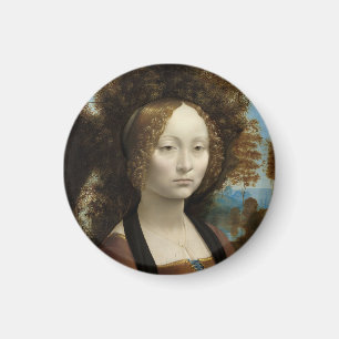 Imán Ginevra de' Benci por Leonardo Da Vinci