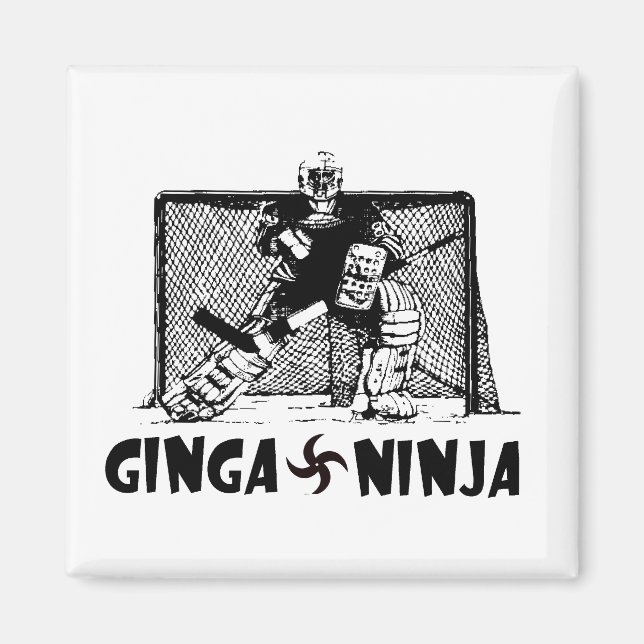 Imán Ginga Ninja - Hockey Goalie (Frente)