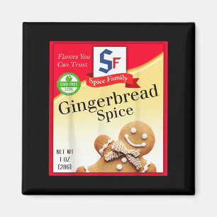 Imán Ginger Bread Spice Group Costume Familia H