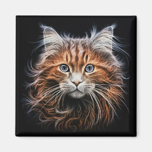 Imán Ginger Cat