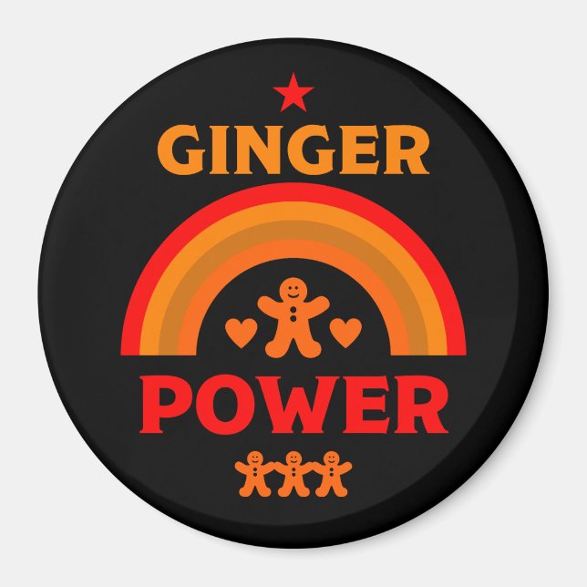 Imán Ginger Hair Pride (Frente)