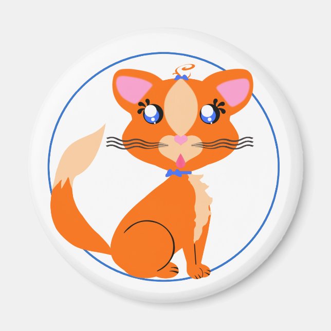 Imán Ginger Kitty Toon Magnet (Frente)