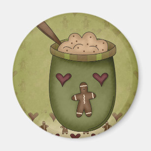 Imán Gingerbread Bowl Magnet