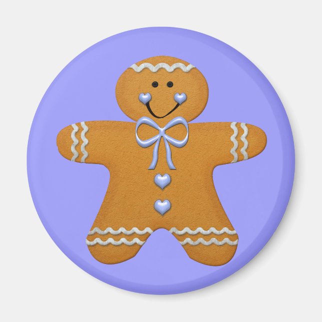 Imán Gingerbread Boy Fridge Magnet (Frente)