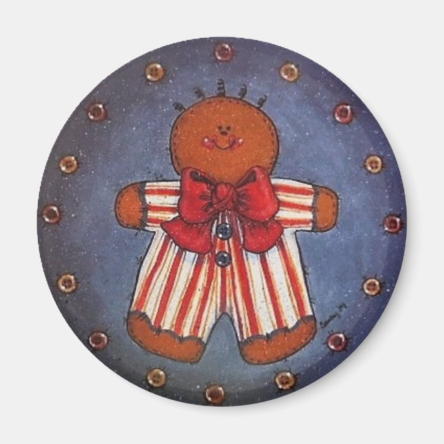 Imán Gingerbread Boy Magnet (Frente)