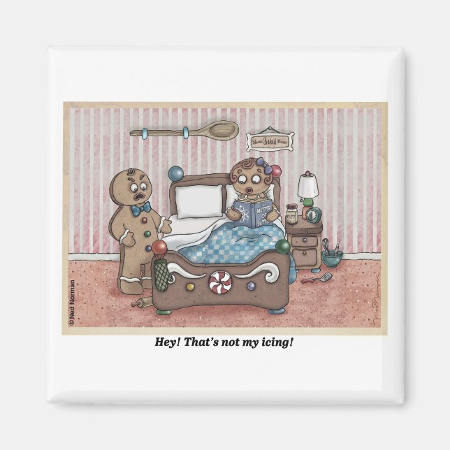 Imán Gingerbread Couple Magnet (Frente)