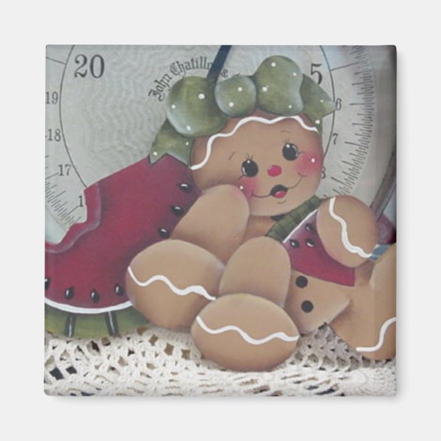 Imán Gingerbread Cutie Kitchen Magnet (Frente)