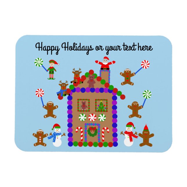 Imán Gingerbread House #2 Magnet (Horizontal)