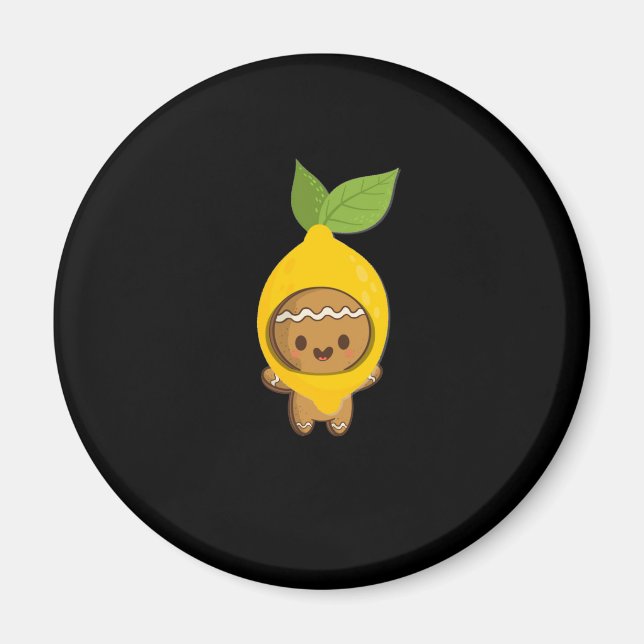 Imán Gingerbread Kawaii (Frente)