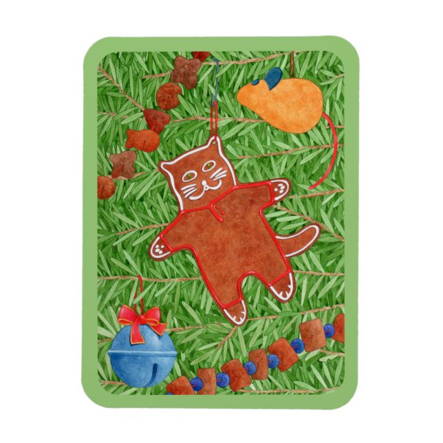 Imán GINGERBREAD KITTY Magnate flexible (Vertical)