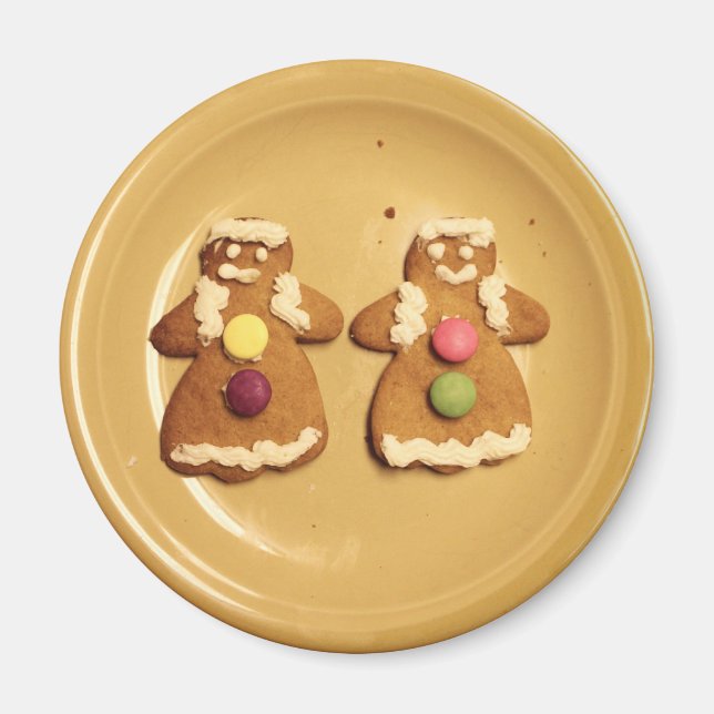 Imán Gingerbread Lesbians Magnet (Frente)