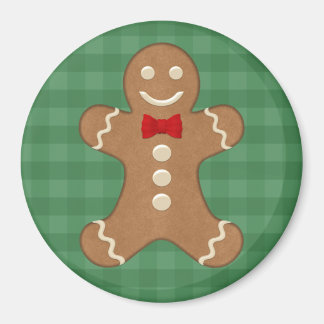Imán Gingerbread Man Holiday Magnet