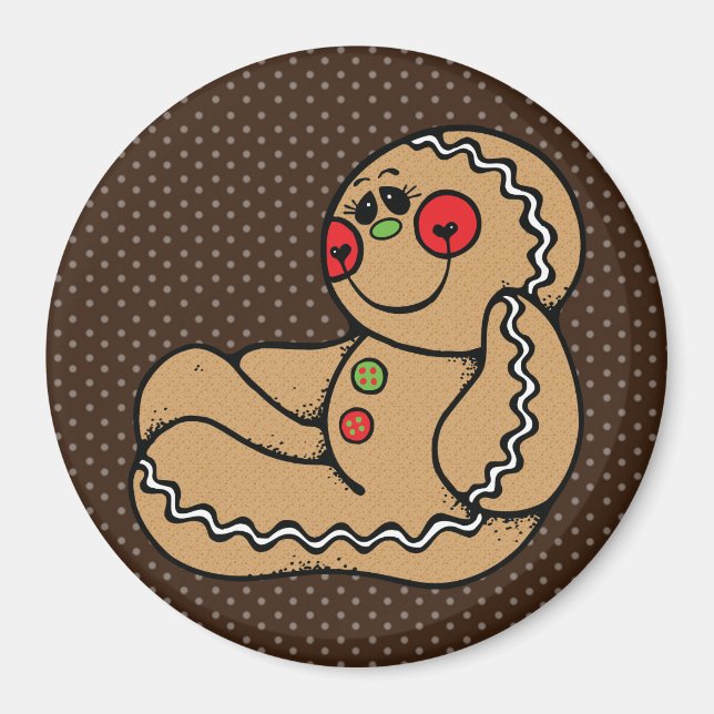 Imán Gingerbread Man Magnet (Frente)