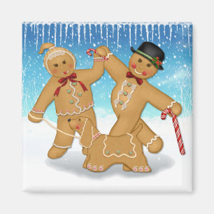 Imán Gingerbread Trio