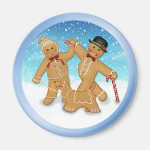 Imán Gingerbread Trio