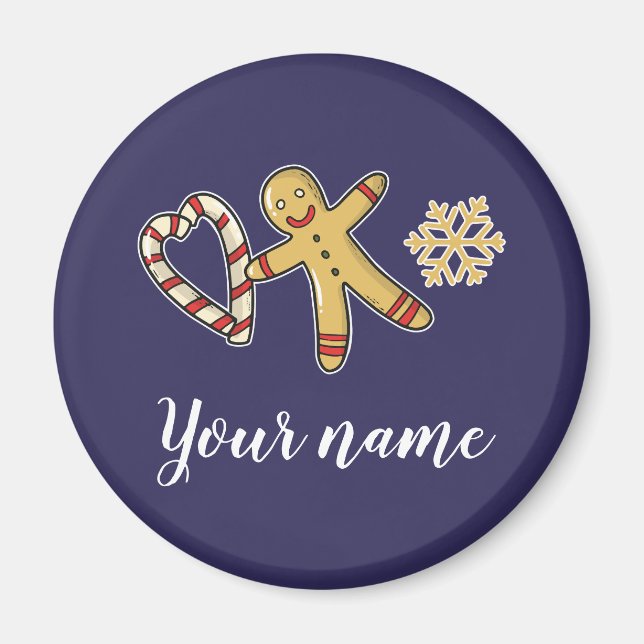 Imán Gingerbreadman Love (Frente)