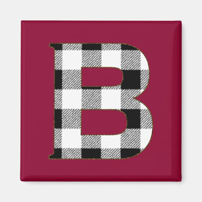 Imán Gingham Check B (Frente)