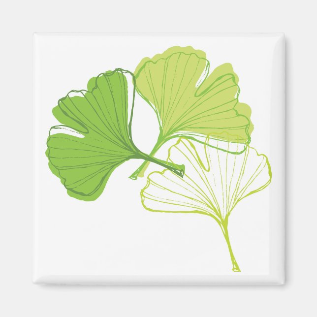 Imán Ginkgo Leaf (Frente)