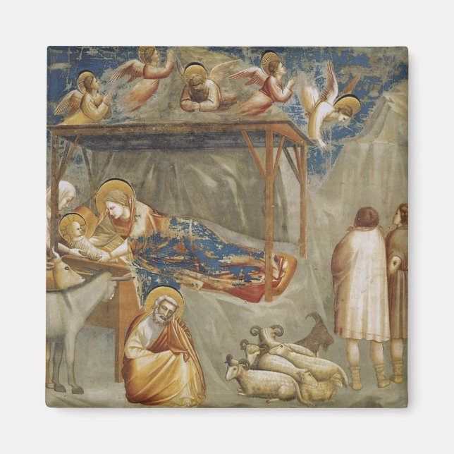 Imán Giotto di Bondone El Nacimiento Colección de Bella (Frente)