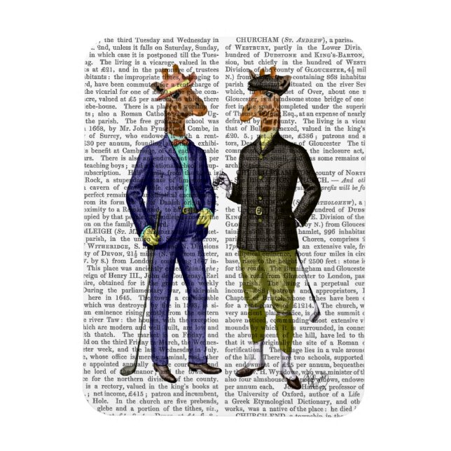 Imán Girafas de golf 2 (Vertical)