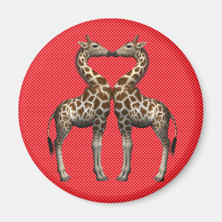 Imán Girafas enamoradas