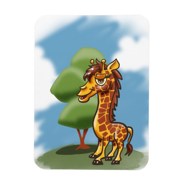 Imán Giraffe (Vertical)