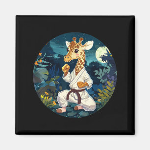 Imán Giraffe de Kickboxing Artes Marciales Karate Jiu-J