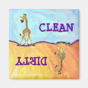 Imán Giraffe del desfile de animales