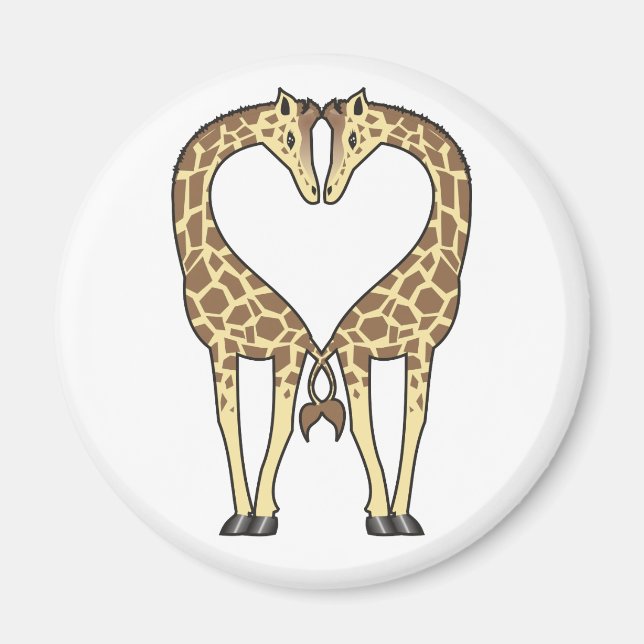 Imán Giraffe Love (Frente)