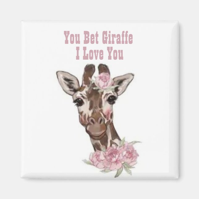 Imán Giraffe Magnet (Frente)