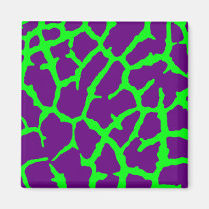 Imán Giraffe Print Wine Lime