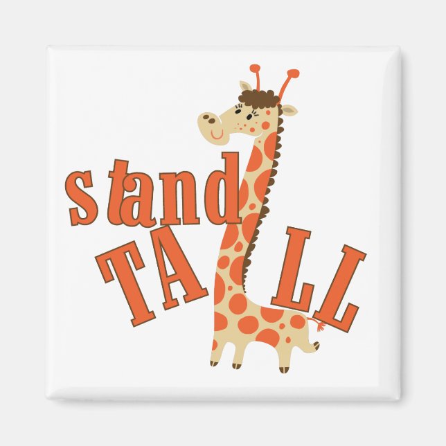 Imán Giraffe Stand Tall (Frente)